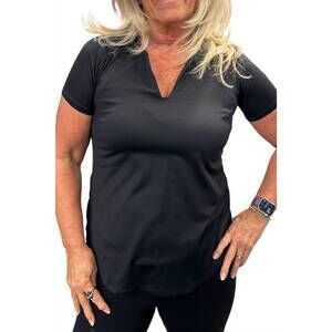 NEW LULU-B short sleeve basic tee in black